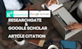 increase google scholar backdate current citation using researchgate