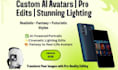 do ai avatar design ai image editing and lightening design