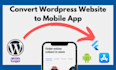 convert website to android app and ios app