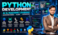 develop python scripts, ai, ml, computer vision projects