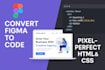 turn your figma mockup into a pixel perfect website
