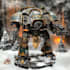 paint warhammer 40k, space marine portrait art