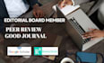 help you become editorial team and a reviewer