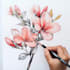 create a beautiful vintage botanical illustration poster