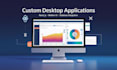 create desktop application using react js with modern ui