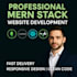 do website development, develop custom website as mern full stack web develop