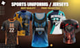 do custom jersey design or sublimation sports uniform design