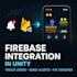 integrate firebase analytics, push notifications in your unity game