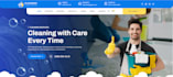 design a professional cleaning service website
