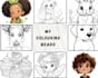 bold and easy colouring book