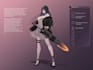 draw amazing anime character design, ref sheet, vtuber model