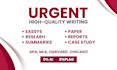professionally write reports, summaries and case studies