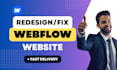 fix webflow, redesign webflow, clone webflow, edit webflow, webflow seo, webflow