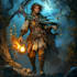 make a unique fantasy character concept art