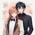 draw you anime couple art portrait