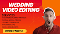 do wedding video editing