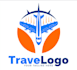 create modern airplane logo