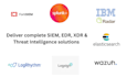 offer siem edr cti training, setup and customization services