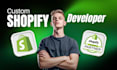 build custom liquid shopify store and redesign, custom shopify app