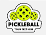 design a creative pickball logo