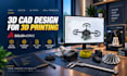 create 3d cad design and 3d printing design using solidworks