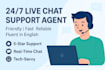 be your professional live chat support agent