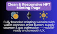 develop an nft minting website with smart contract on ethereum