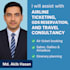 assist with airline ticketing with gds sabre