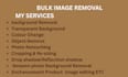 professional bulk background removal image