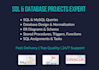 do sql tasks, database projects and er diagrams