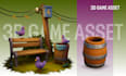 design high quality 3d game props and environment assets