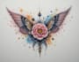 custom a watercolor tattoo design