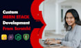 develop modern full stack web apps using mern in react, node, mongodb