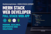 develop a responsive full stack website using mern stack