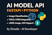 develop machine learning, deep learning model