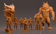 sculpt high quality 3d models, toy, and statues for 3d printing rendering