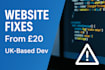 fix small website bugs and development
