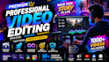 do professional video editing