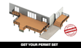 provide you deck, pergola, porch or patio permit drawings
