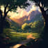 paint beautiful pixel art backgrounds and landscapes