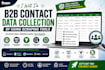 b2b contact data collection by using scraping tools