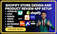 setup shopify product review judge me loox kudosi yotpo vitals air reviews tydal