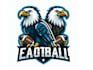 design mascot bird eagle football logo