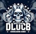 create skull night club cheerleading dance logo