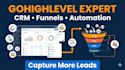 build gohighlevel CRM, funnels and automation