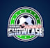design monogram soccer tournament club logo