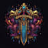draw logo designer anime, fantasy