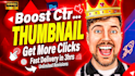 design eye catching, amazing, clickbait, youtube thumbnail that boosts CTR
