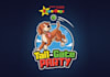 design design stunt dog theme logo