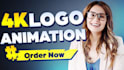 do animated logo animation and animated intro video